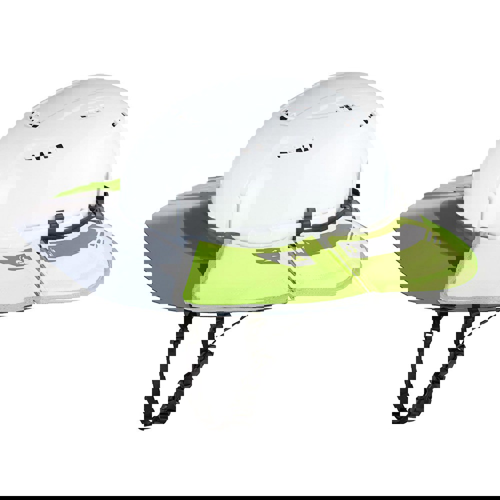 Hard Hat Visor: Polyester, Yellow, Use with Milwaukee & Most Professional Helmet & Hard Hat